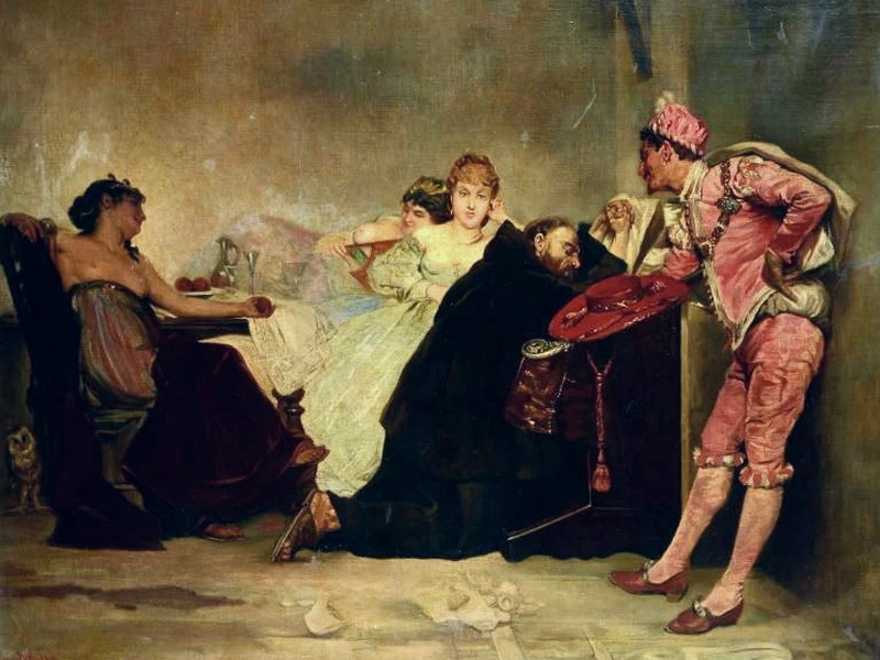 1837-Achille Talarico - La tentazione